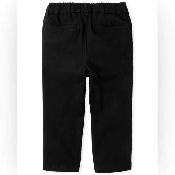 2-Toddler Stretch Skinny Chino Pants - Black - Picture 2 of 4